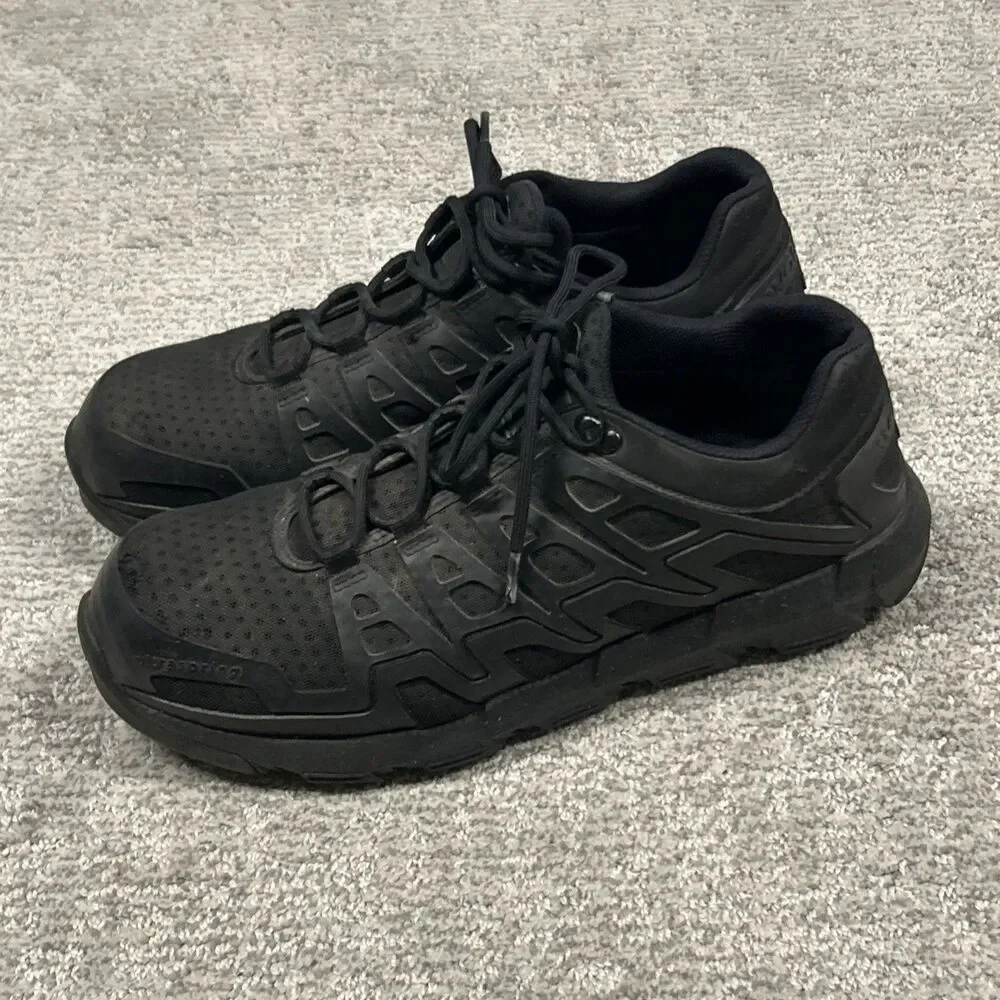 Wolverine Shoes Mens 12 W211017 Rev Vent DuraShocks Composite Toe Black